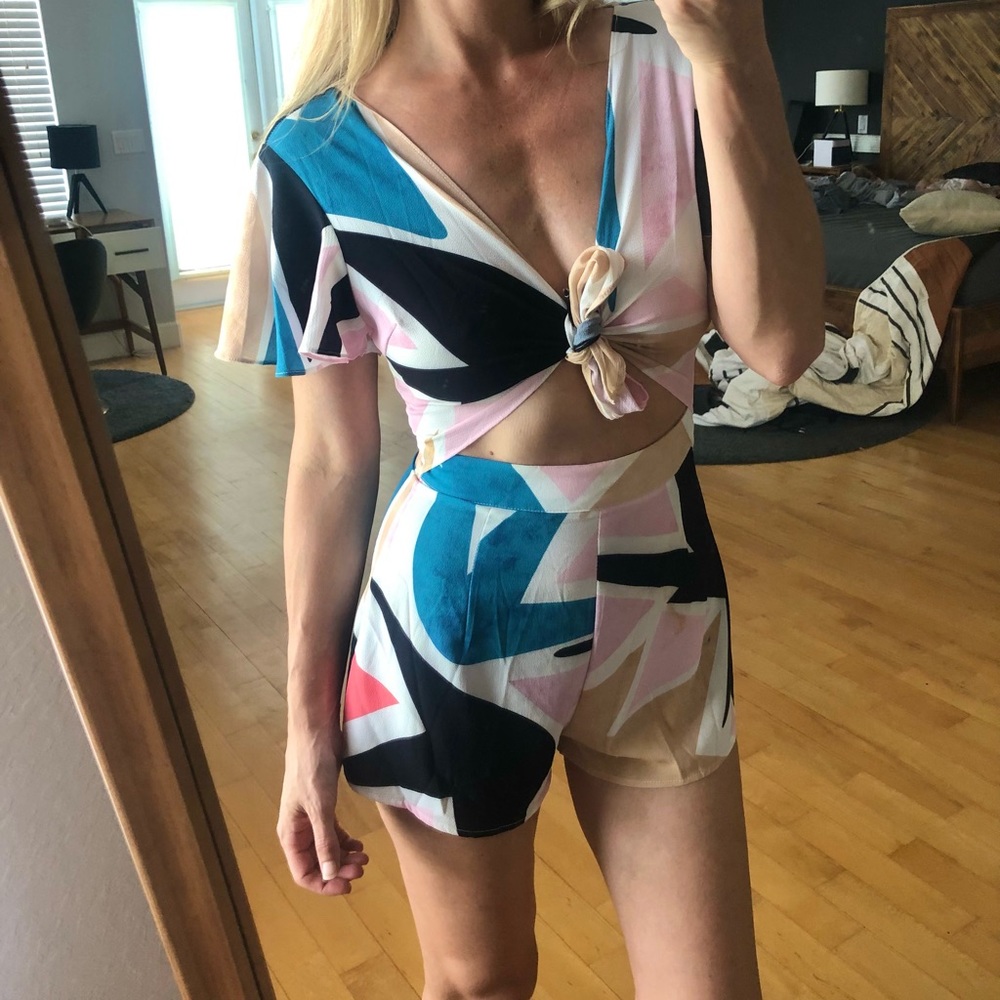 Adorable cut out romper